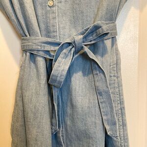Old Navy Short Sleeve Chambray Cotton Shirt Dress
